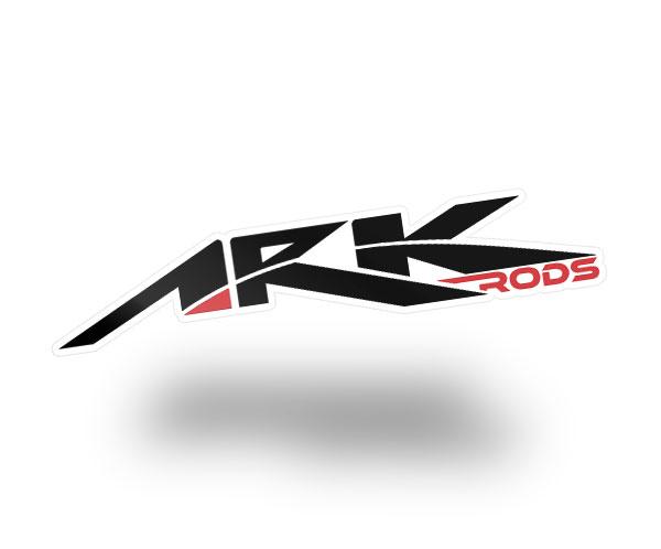 ark fish liscence cain poles ARK Rods Vinyl Decal