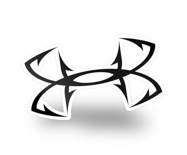 Under Armour Fishing Vinyl Decal – ZDecals