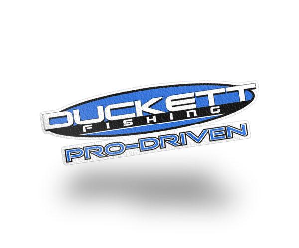 Duckett Pro-Driven Carpet Graphic Decal Sticker for Fishing Bass Boats