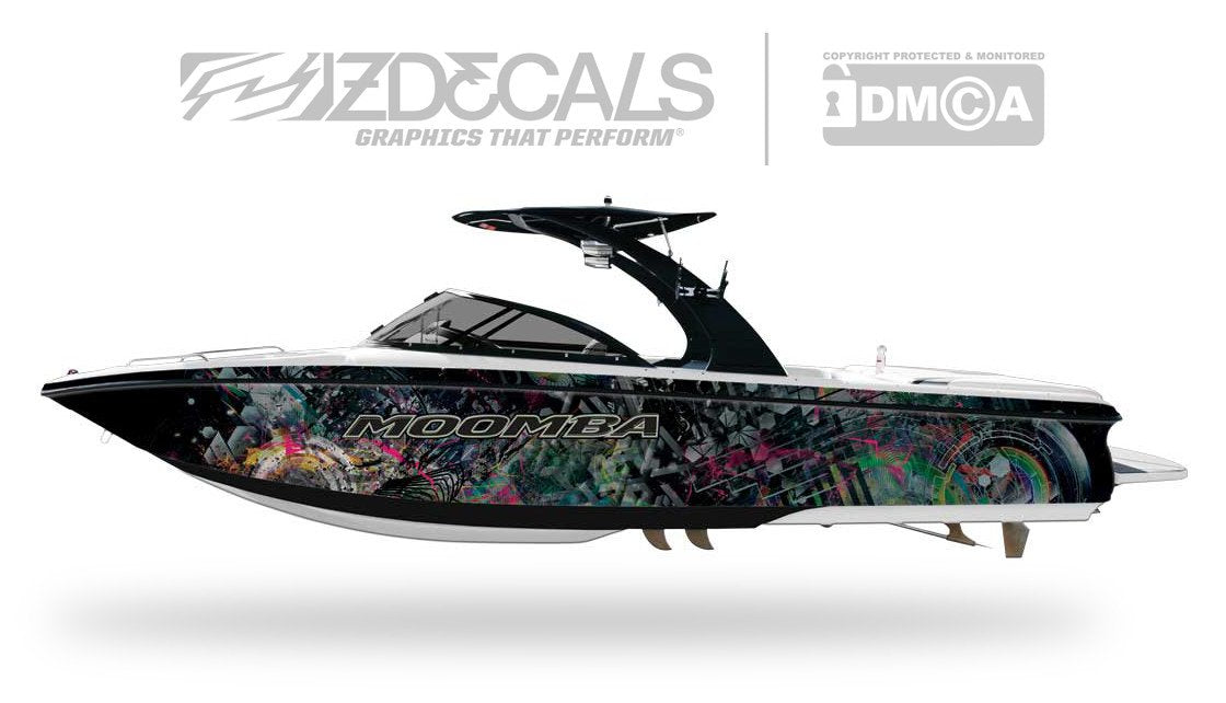 エレファントマシマシ　キャメロ　ミュージックシールド Ignite - Boat Wrap – ZDecals