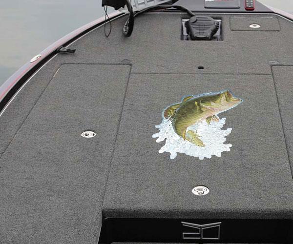 700-101 Shimano Blue Shine Carpet Graphic Decal Sticker for Fishing Bass  Boats