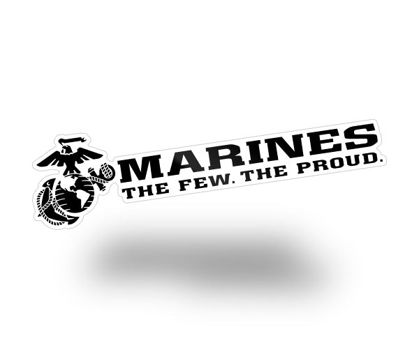 Marines the Few the Proud With EGA in Digital Marine Camouflage Vinyl Decal Sticker - Canada Marines the Few the Proud With EGA in Digital Marine Camouflage Vinyl Decal Sticker - Canada